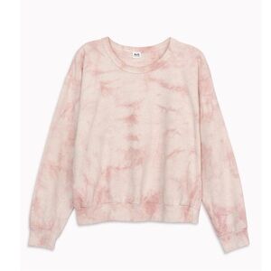 BAM Bliss & Mischief Organic cotton Pink and Blue Tie-Dye Sweatshirt XS